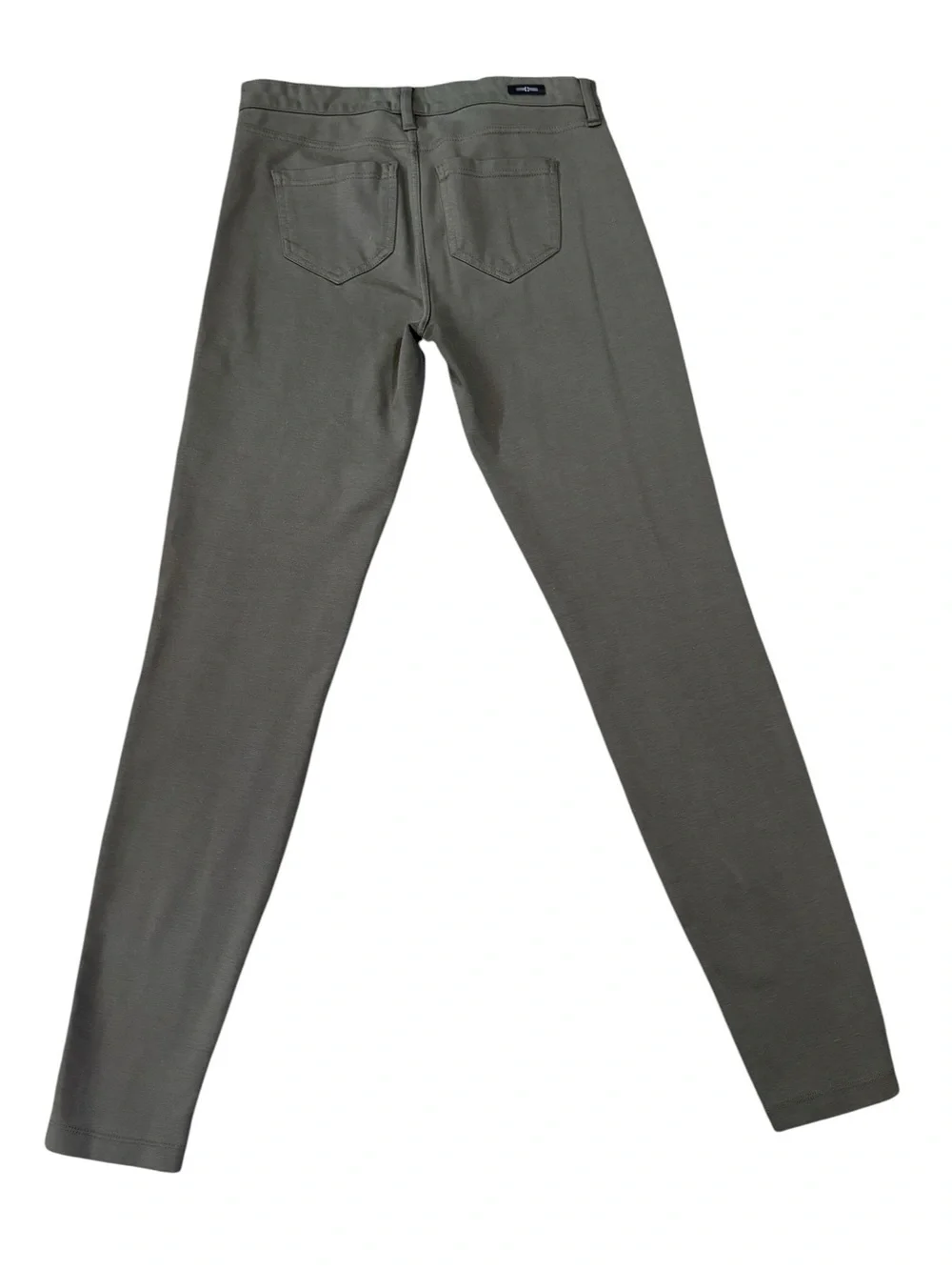 Liverpool Ponte Pants, Olive Dark Army Green Stretch Skinny, Size 6